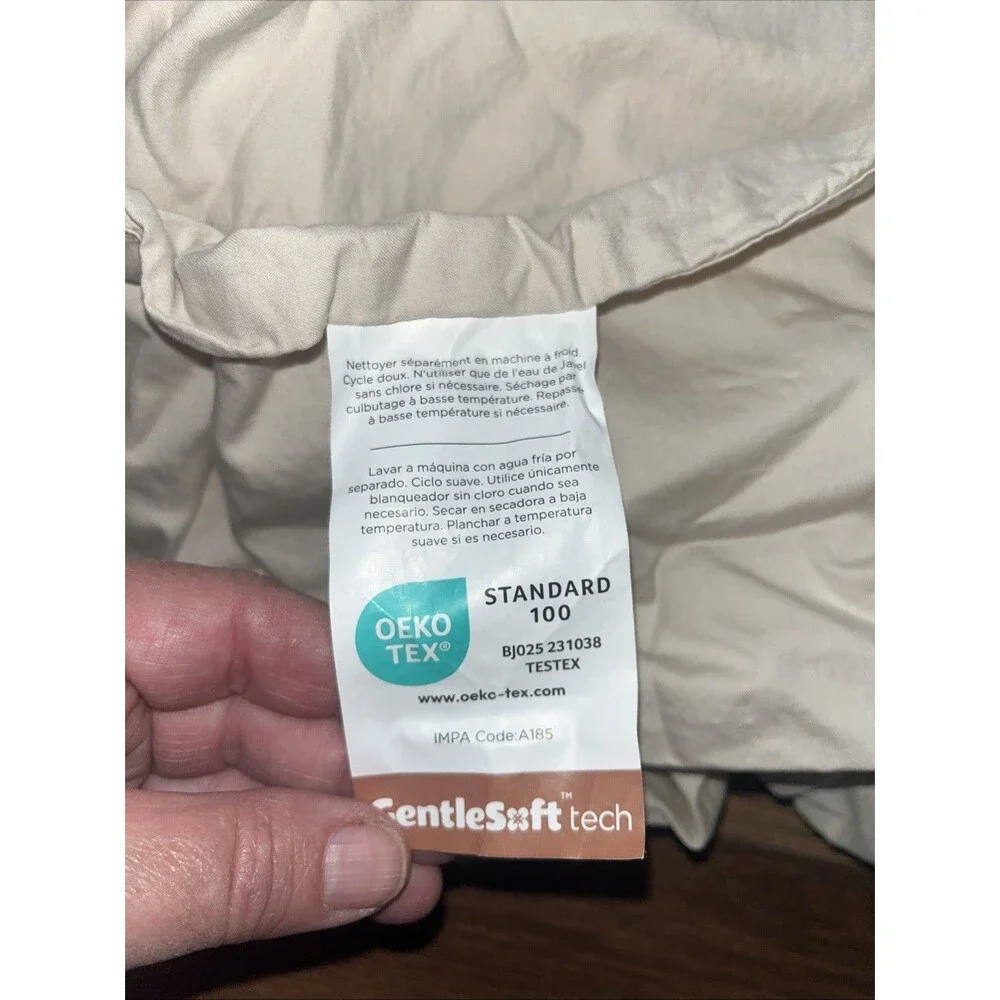 Bedsure 100% GOTS Certified Organic Cotton Sheets, Queen 4 Piece Sheet Set